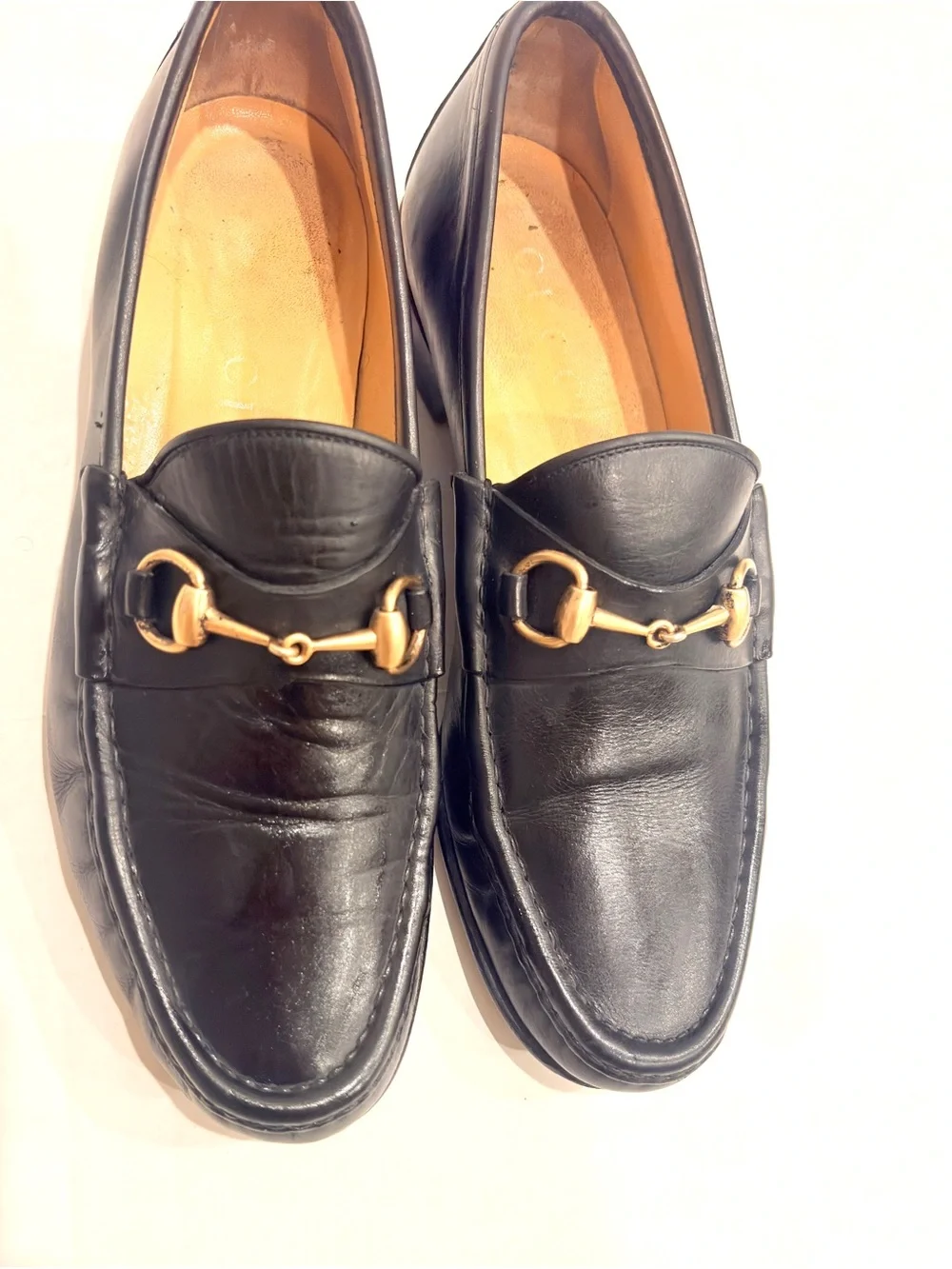 GUCCI Men’s 1953 Horsebit Black Loafers 11 Made in Italy